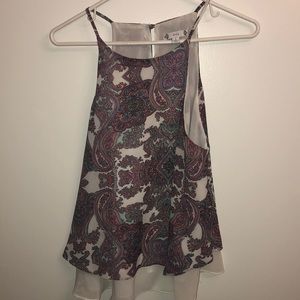 Iris multi color tank top